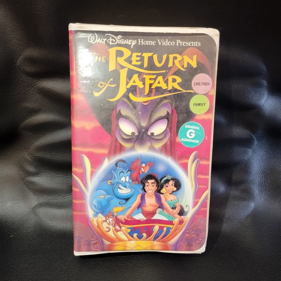 Disney The Return of Jafar vintage VHS,All Products : American Fashion Style Bags On Sale